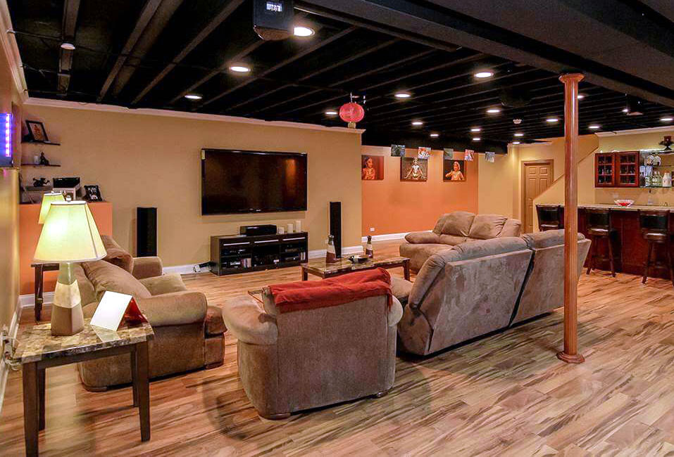 Best ideas about Open Ceiling Basement Ideas
. Save or Pin Exposed Basement Ceiling Ideas Darker Now.