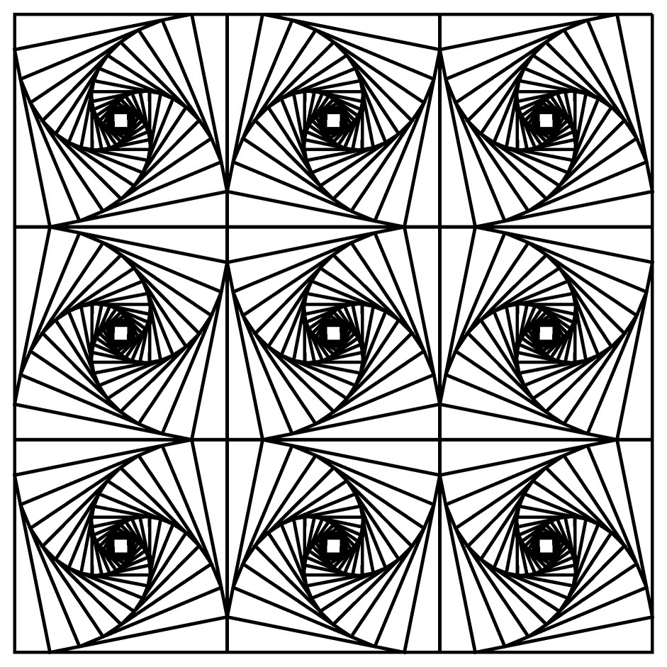 Optical Illusion Coloring Pages
 Coloring Pages Geometric Free Printable Coloring Pages