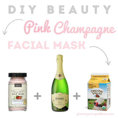 Best ideas about Organic Face Mask DIY
. Save or Pin DIY Beauty Organic Pink Champagne Facial Mask Now.