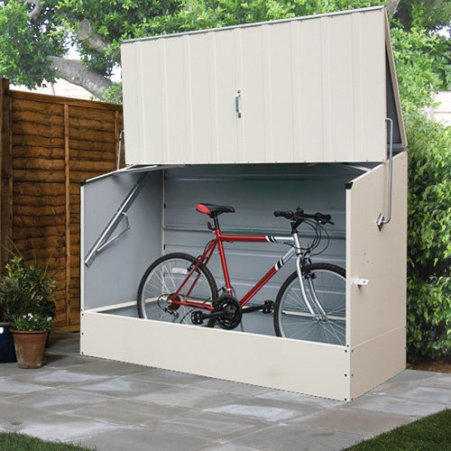 Best ideas about Outdoor Bike Storage
. Save or Pin Shop Trimetals Cream Outdoor Heavy Duty Steel Bicycle Now.