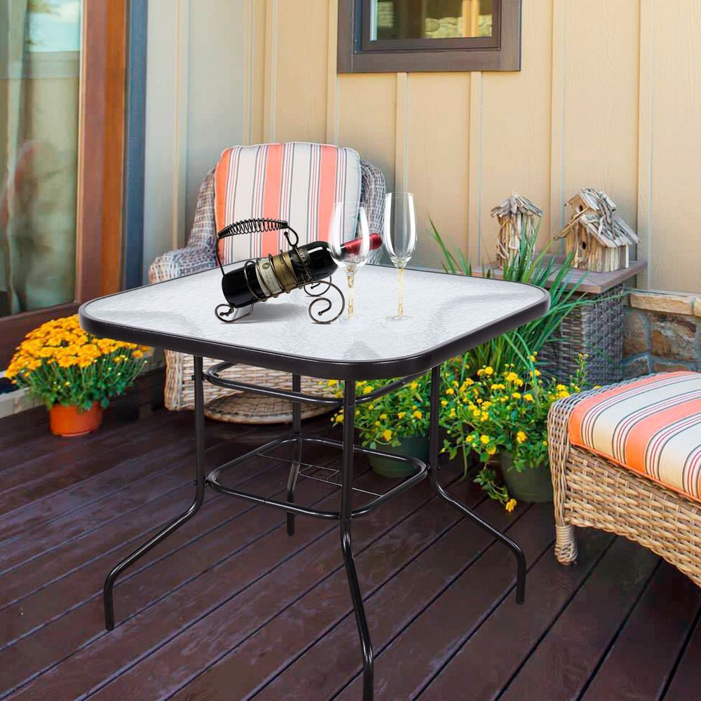 Best ideas about Outdoor Dining Table
. Save or Pin 32" x 32" Tempered Glass Top Umbrella Stand Patio Square Now.
