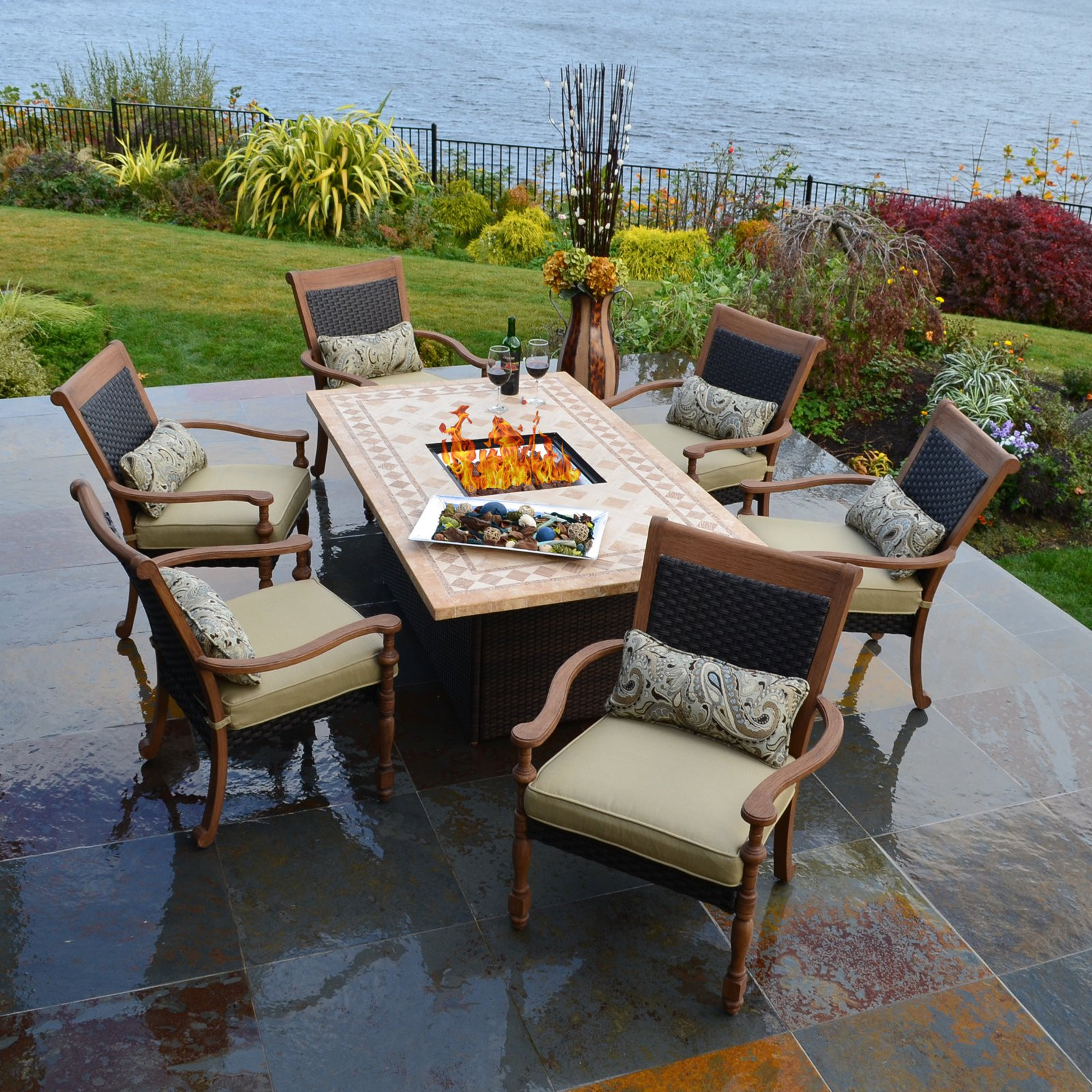 Best ideas about Outdoor Fire Pit Sets
. Save or Pin Outdoor Fire Pit Table And Chairs Now.