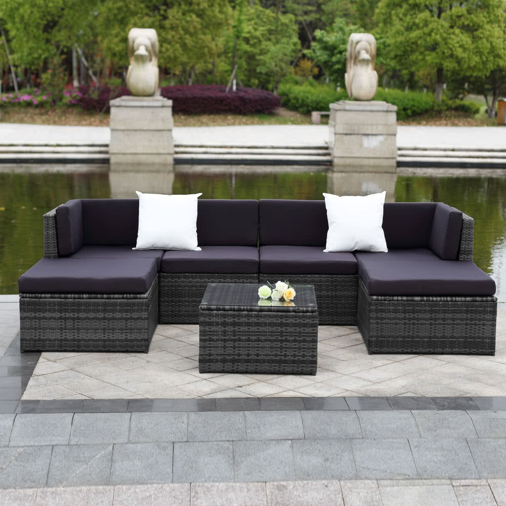 Best ideas about Outdoor Patio Furniture Sale
. Save or Pin Ikayaa Pcs Cushioned Outdoor Patio Garden Furniture Sofa Now.
