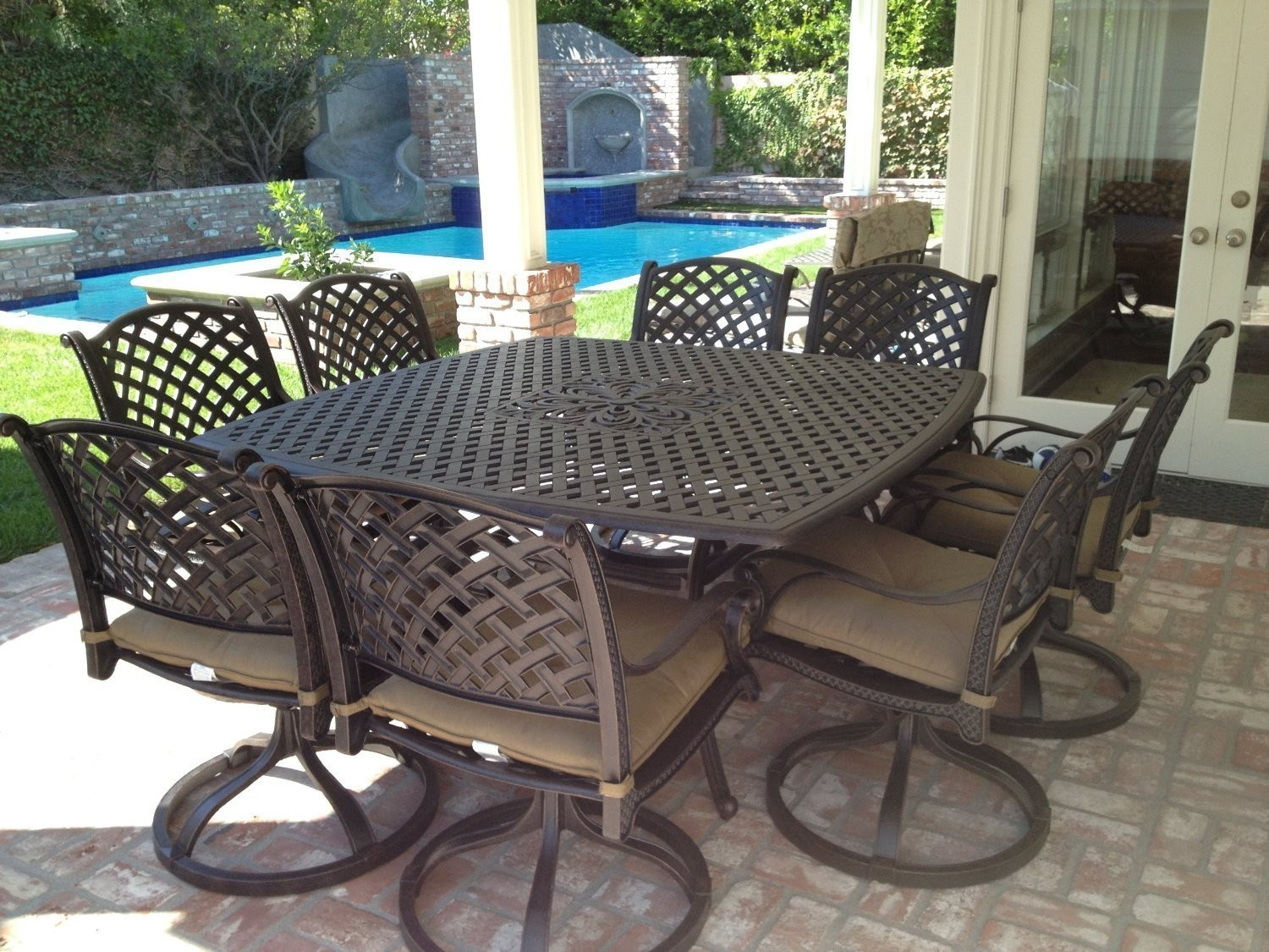 Best ideas about Outdoor Patio Furniture Sale
. Save or Pin Furniture Outdoor Patio Sets Aluminum Iron Chairs Now.