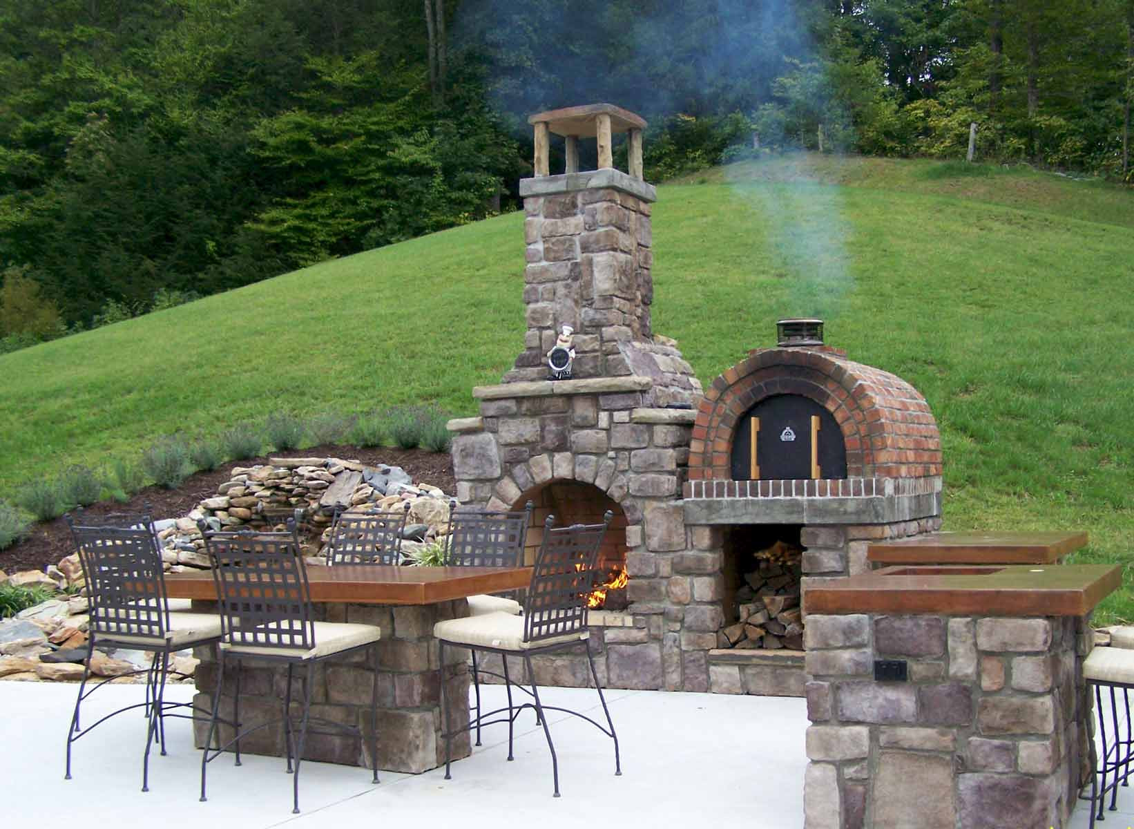 Best ideas about Outdoor Wood Fired Pizza Oven
. Save or Pin 10 Top Outdoor Fireplace Ideas Interior Design Ideas by Now.