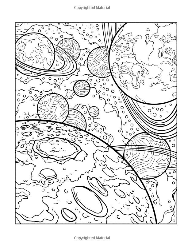 Outer Space Coloring Pages For Adults
 1000 images about ADVANCED COLORING NATURE on Pinterest