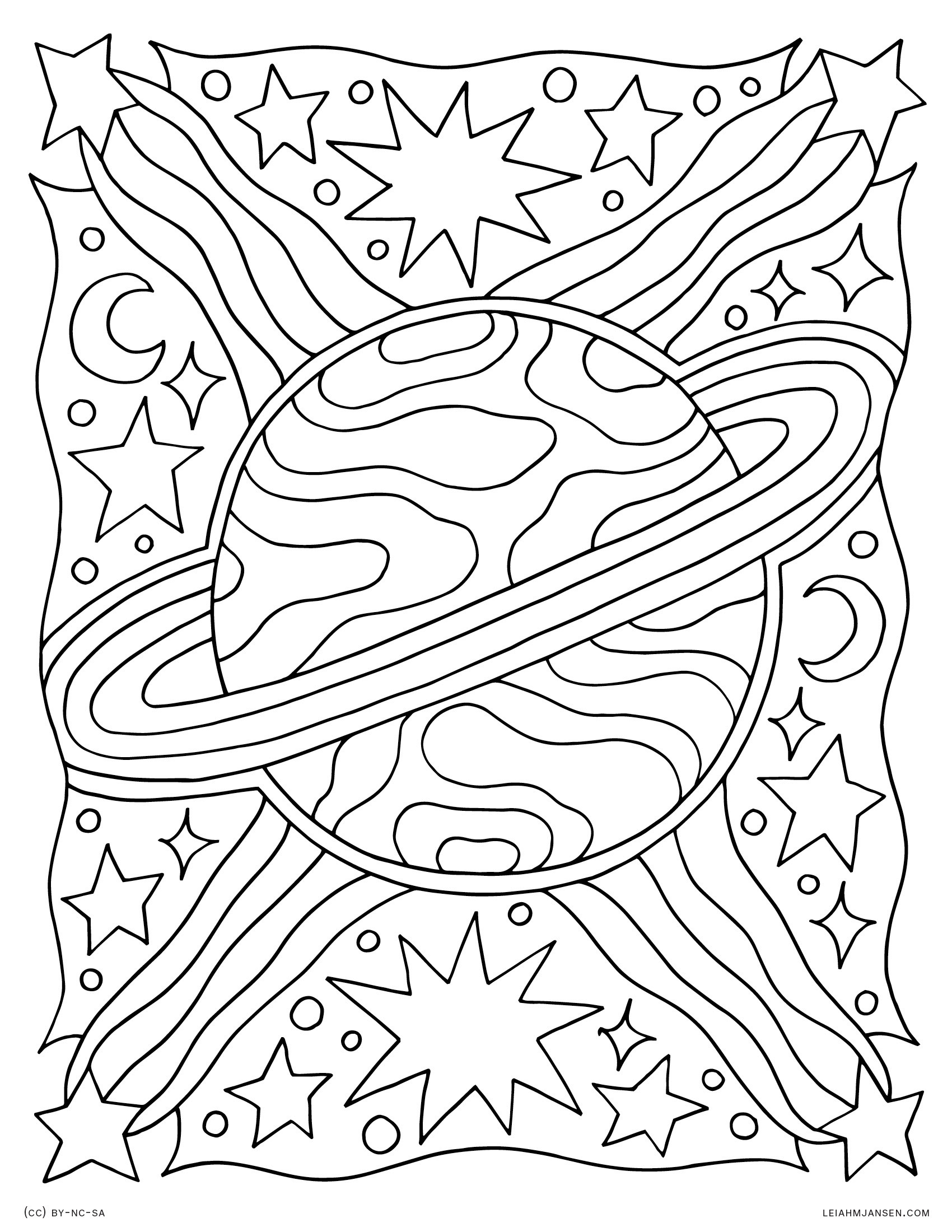 Outer Space Coloring Pages For Adults
 Coloring Pages