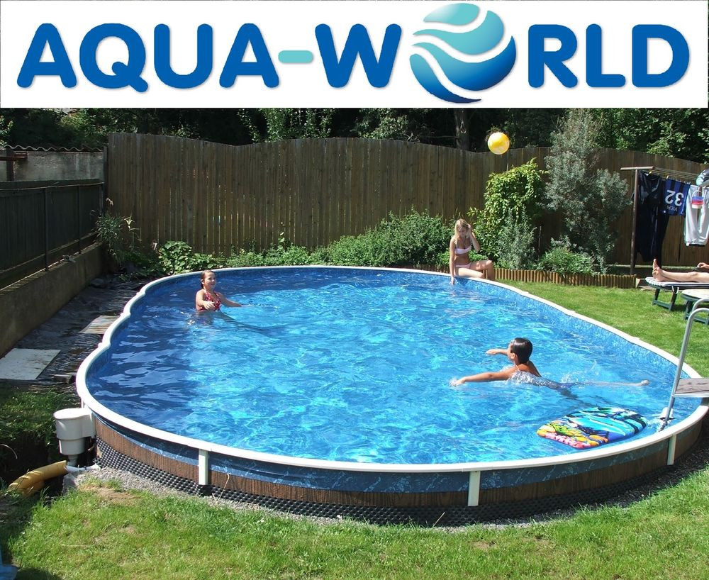 Best ideas about Oval Above Ground Pool
. Save or Pin Aqua World Ground 30ft x 15ft Oval Swimming Pool Now.