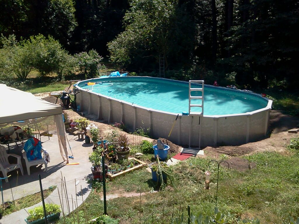 Best ideas about Oval Above Ground Pool
. Save or Pin Oval Ground Swimming Pools Installation Oval Overlap Now.