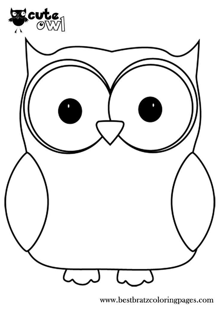 Owl Coloring Pages For Kids Printable
 Owl Print Out Coloring Pages