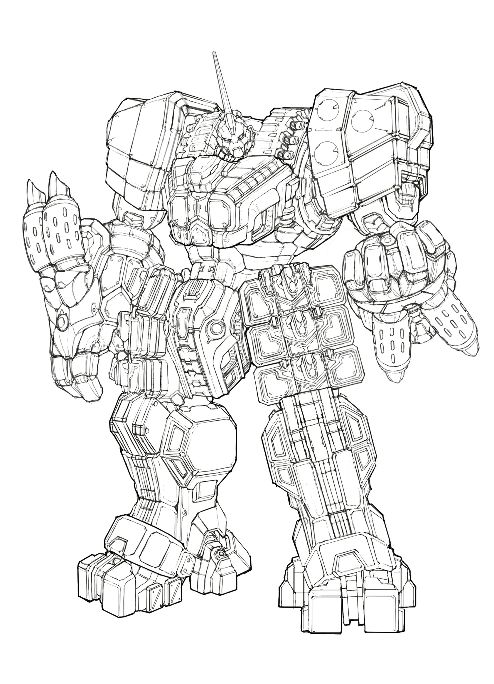 Pacific Rim Coloring Pages
 After watching Pacific Rim by artkingman on DeviantArt