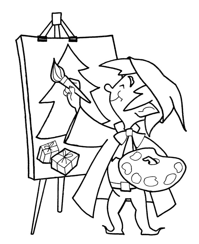 Paint Coloring Pages
 For Kids To Paint Coloring Home