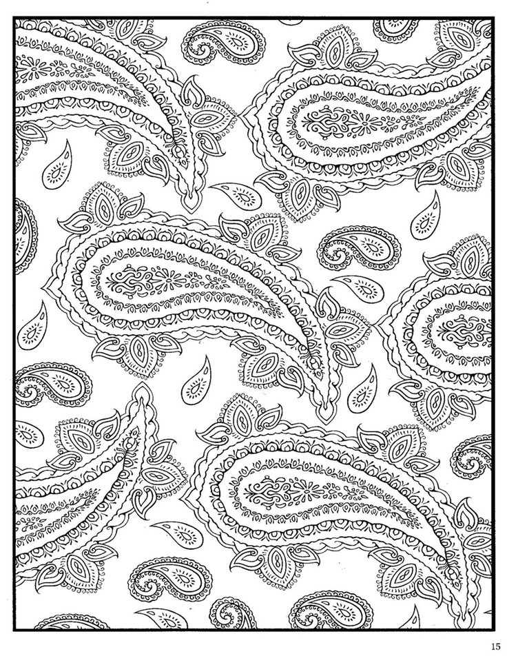 Paisley Coloring Books
 154 best PAISLEY PATTERNS COLORING BOOK images on