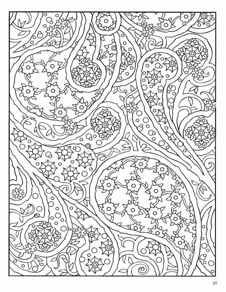 Paisley Printable Coloring Pages
 Paisley Pattern Coloring Pages Coloring Home