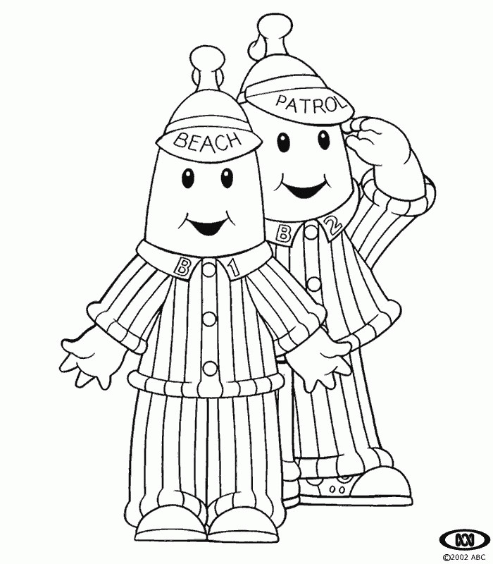 Pajama Coloring Pages
 Bananas In Pajamas Coloring Pages Coloring Home