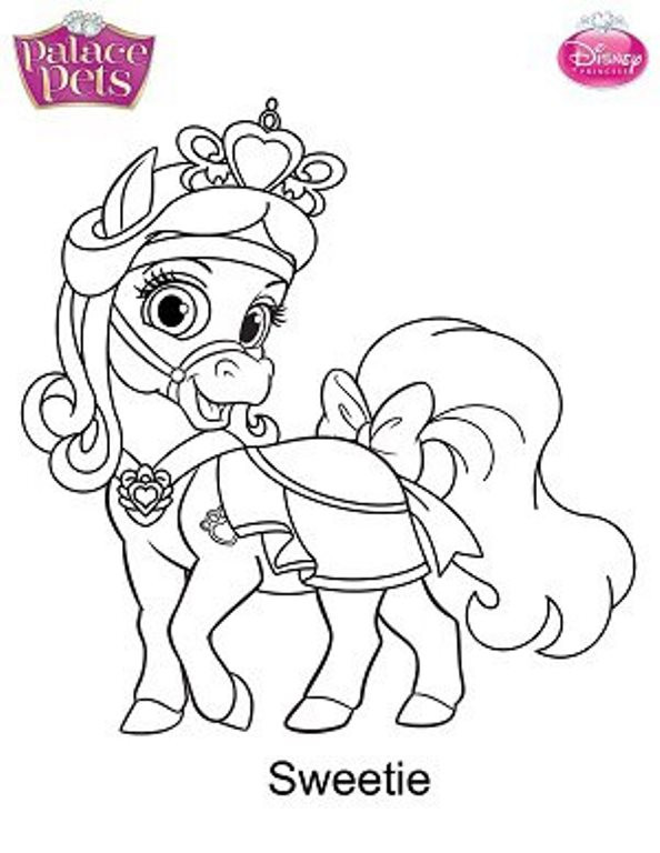 Palace Pets Coloring Pages
 Kids n fun