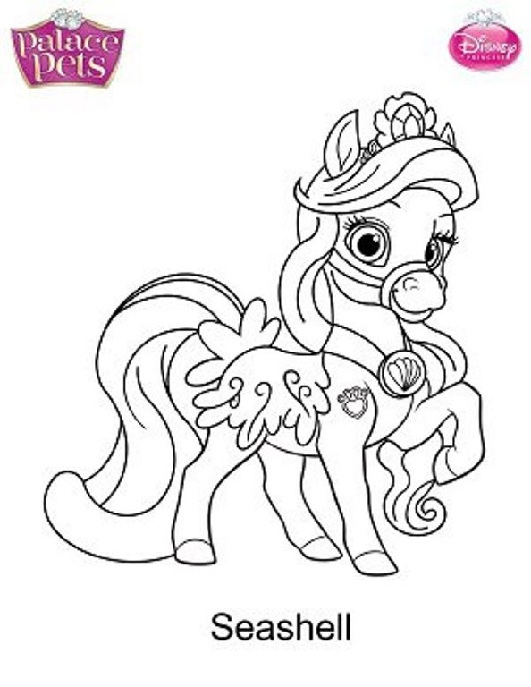 Palace Pets Coloring Pages
 Kids n fun