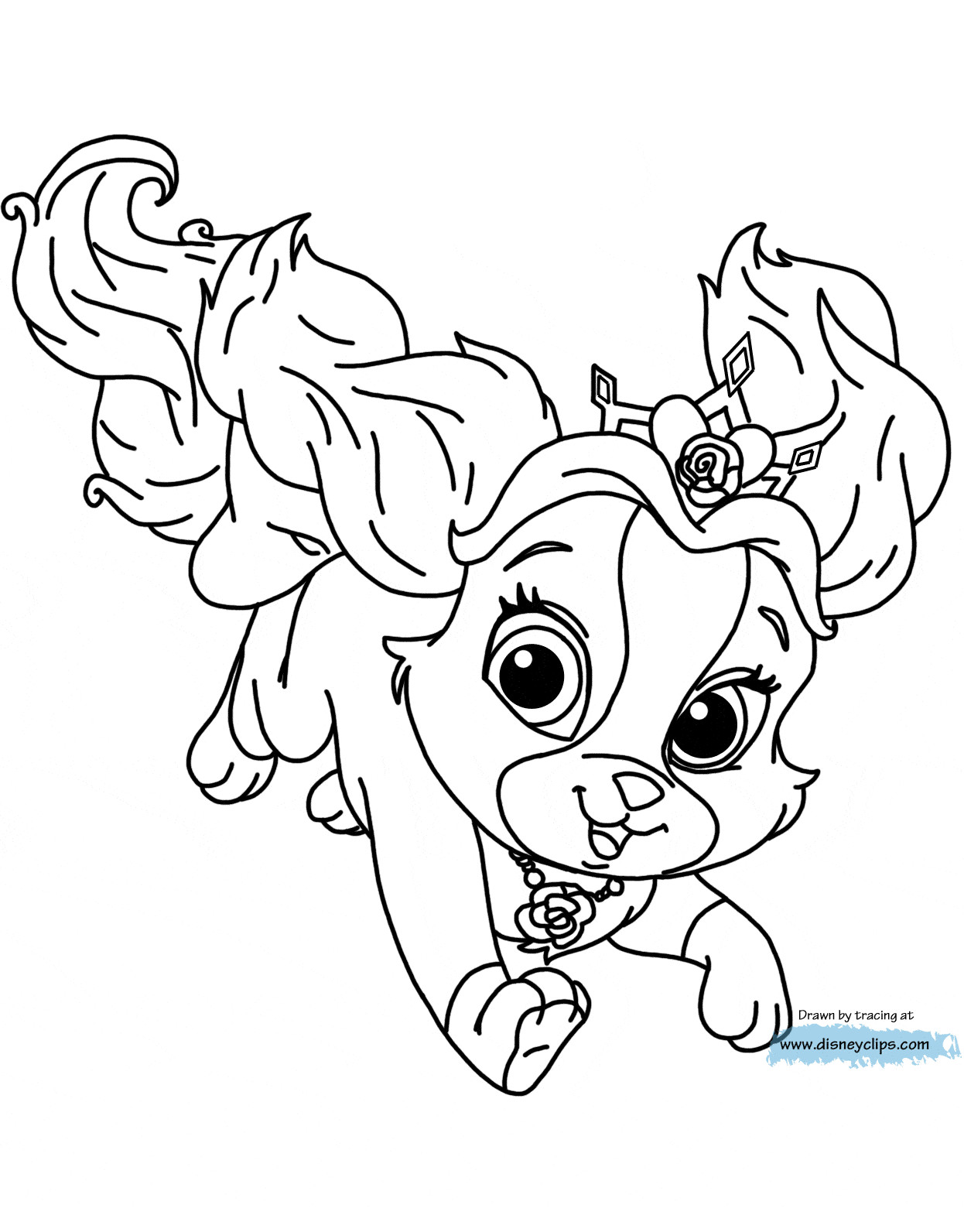 Palace Pets Coloring Sheets For Girls
 Disney Palace Pets Printable Coloring Pages 3
