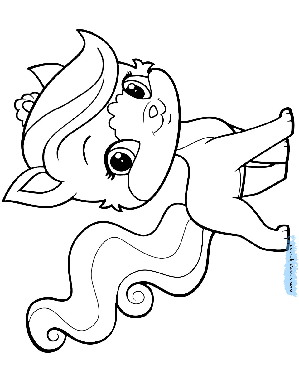 Palace Pets Coloring Sheets For Girls
 The Pets Movie Coloring Pages