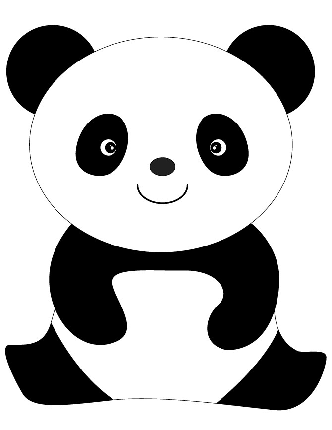 Panda Bear Coloring Pages
 Free coloring pages of cartoon panda