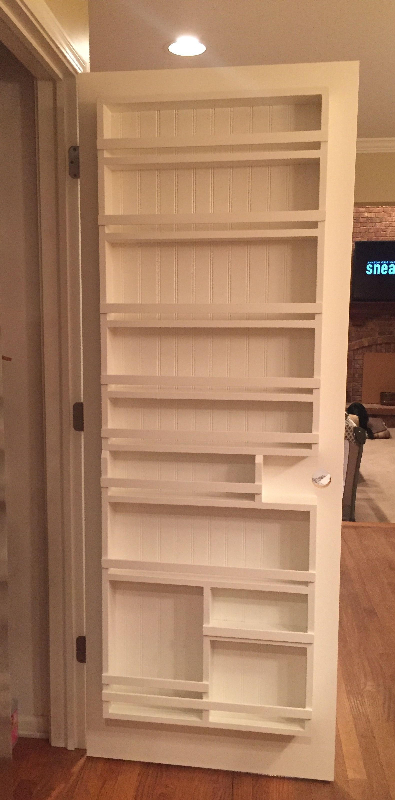 Best ideas about Pantry Door Storage
. Save or Pin DIY pantry door spice rack Decorating Now.