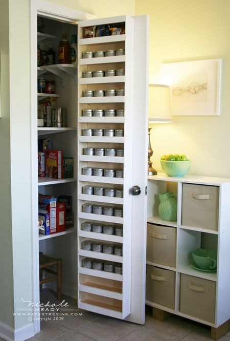 Best ideas about Pantry Door Storage
. Save or Pin Spice Rack Storage Solutions Sand and Sisal Now.