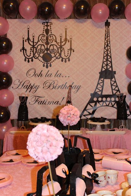 Parisian Birthday Party Decorations
 11 best images about PARIS THEME BACKDROP IDEAS on