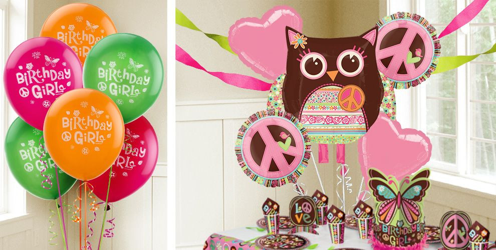 Party City Happy Birthday Balloons
 Hippie Chick Balloons Party City