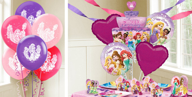 Party City Happy Birthday Balloons
 Disney Princess Balloons Party City