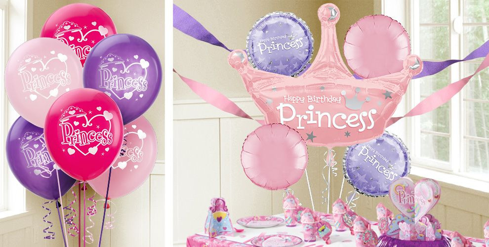 Party City Happy Birthday Balloons
 Princess Balloons Party City