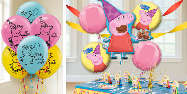 Party City Happy Birthday Balloons
 Peppa Pig Balloons Party City