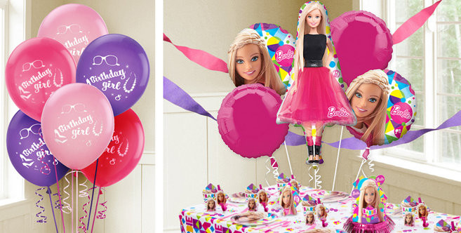 Party City Happy Birthday Balloons
 Barbie Balloons Party City