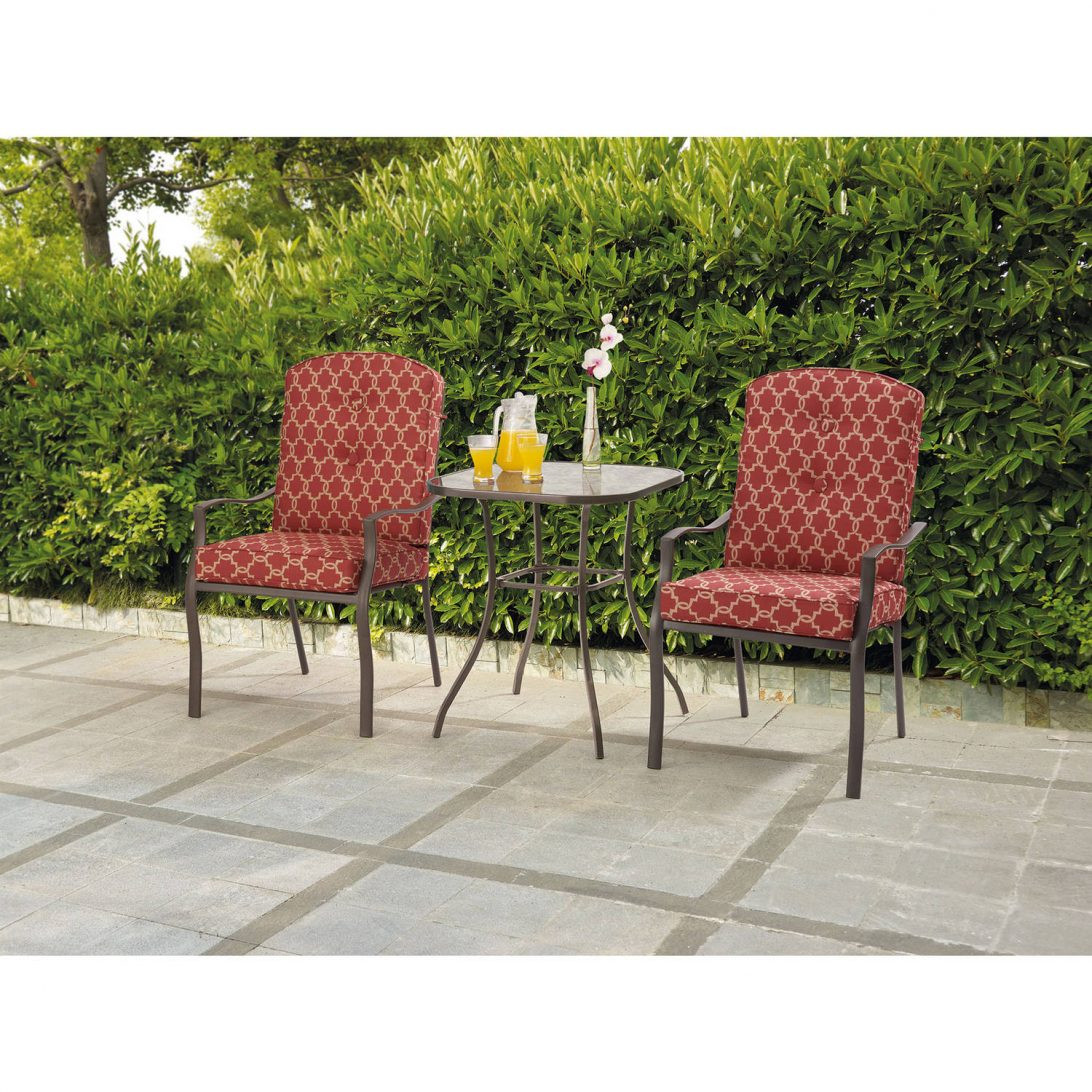 Best ideas about Patio Chairs Walmart
. Save or Pin Mainstays Ashwood Heights Piece Bistro Set Walmart Now.