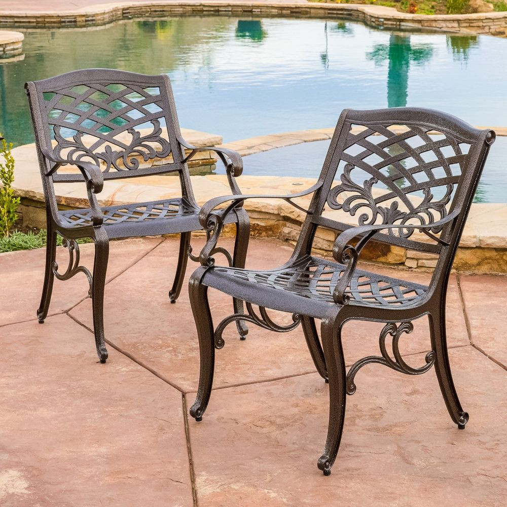 Best ideas about Patio Furniture Chairs
. Save or Pin Set of 2 Outdoor Patio Furniture Bronze Cast Aluminum Now.