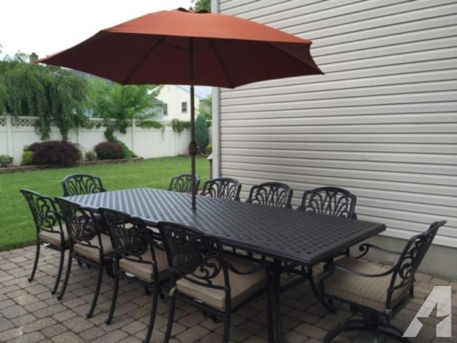 Best ideas about Patio Furniture Las Vegas
. Save or Pin Patio furniture outdoor Elisabeth 11pc dining set Cast Now.