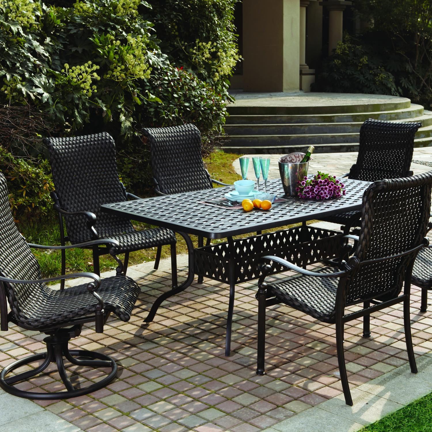 Best ideas about Patio Furniture Set
. Save or Pin Wicker Patio Dining Set Now.