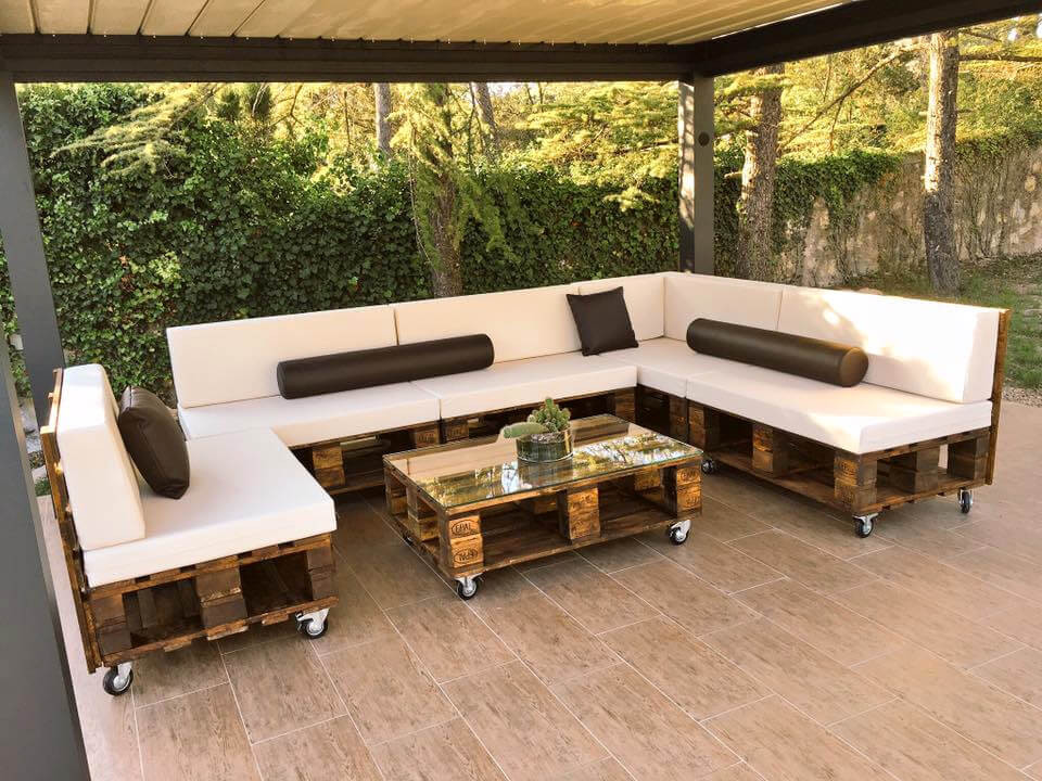 Best ideas about Patio On A Pallet
. Save or Pin DIY Pallet Patio Sofa Set Poolside Furniture Now.