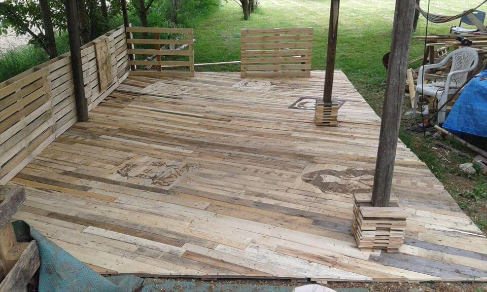 Best ideas about Patio On A Pallet
. Save or Pin Pallet Deck DIY Patio Furniture Now.