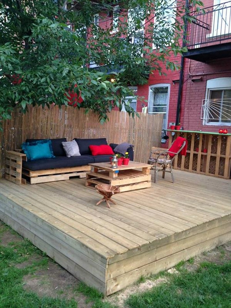 Best ideas about Patio On A Pallet
. Save or Pin DIY Pallet Patio Decks with Furniture Now.