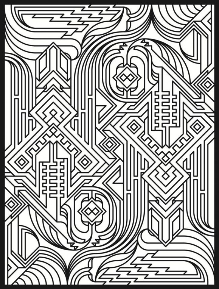 Pattern Coloring Pages For Adults
 20 Free Printable Art Deco Patterns Coloring Pages for