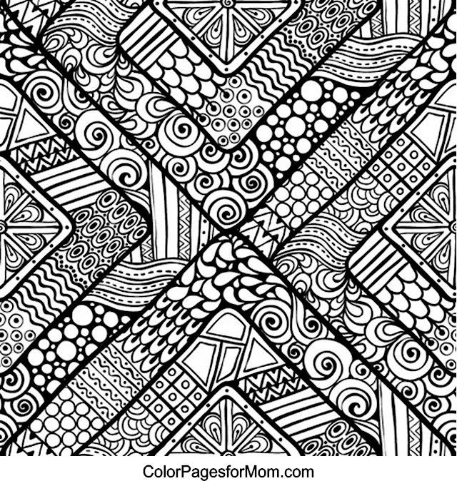 Pattern Coloring Pages For Adults
 Pattern Coloring Pages For Adults – Color Bros