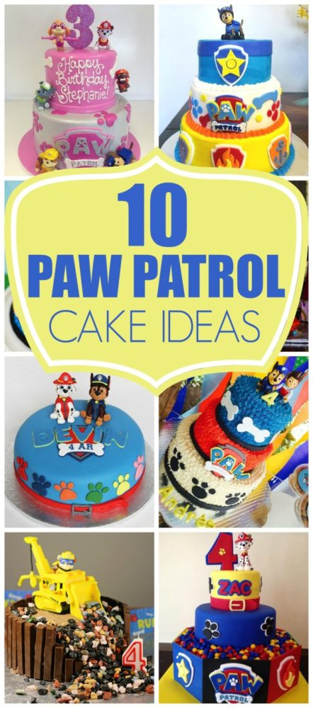 Paw Patrol Birthday Cake Ideas
 10 Perfect Paw Patrol Birthday Cakes Pretty My Party