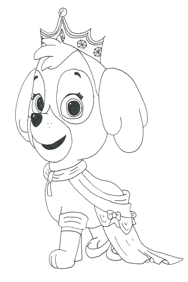 Paw Patrol Coloring Pages Everest
 Paw Patrol Everest Coloring Pages To Print Coloring Pages