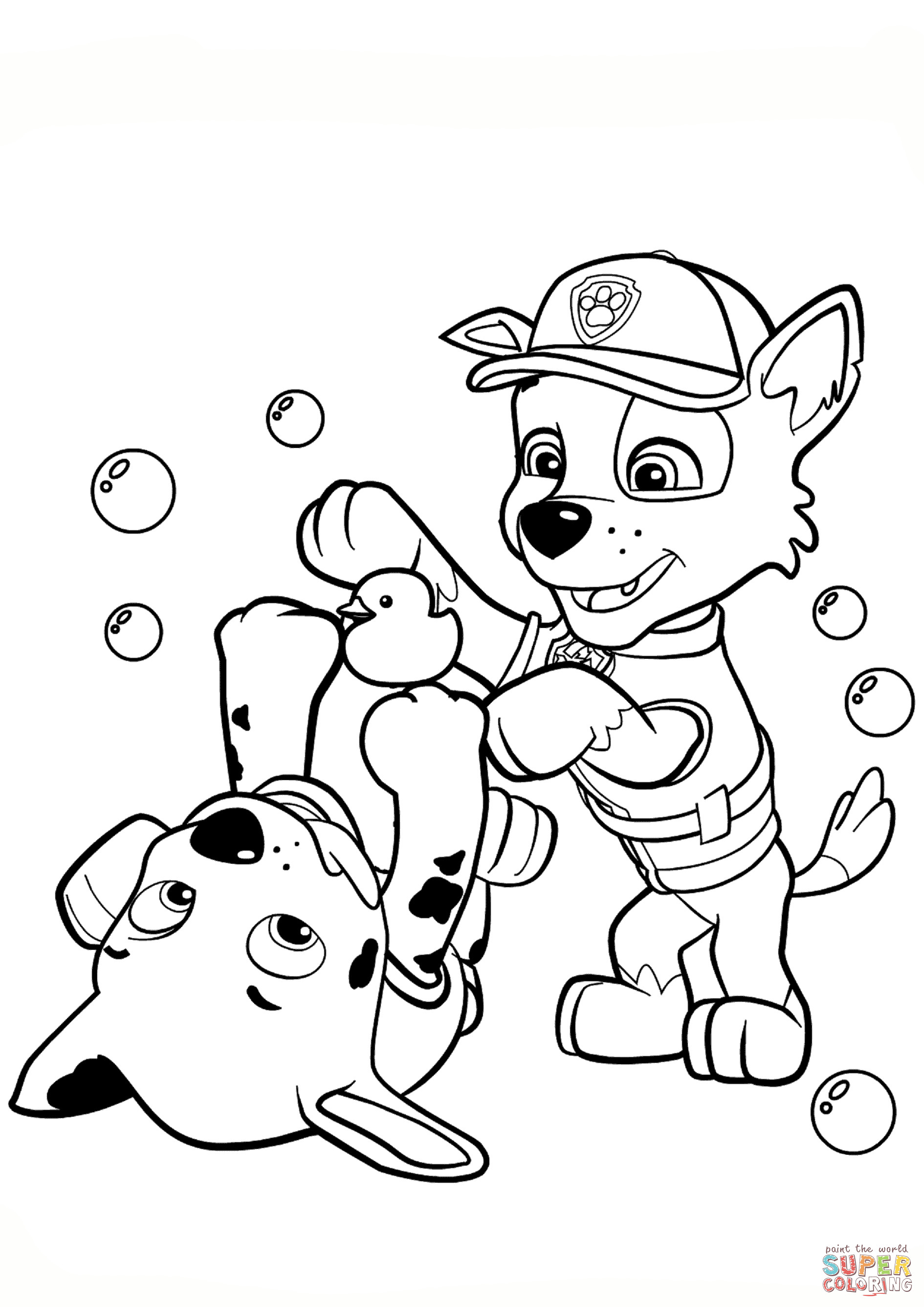 Paw Patrol Coloring Pages Marshall
 Marshal Paw Patrol Free Colouring Pages