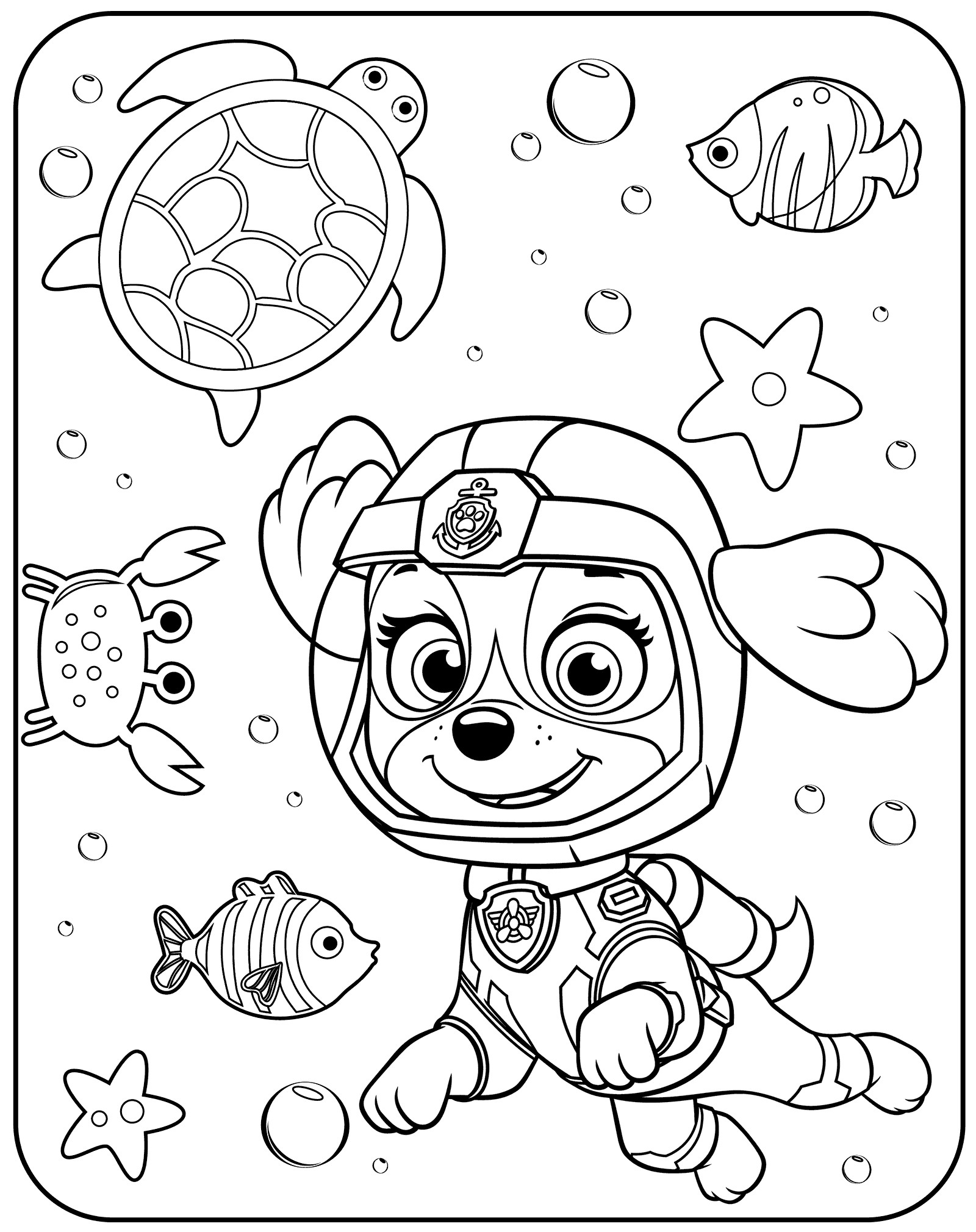 Paw Patrol Printable Coloring Sheets
 Free Printable Paw Patrol Coloring Pages For Kids