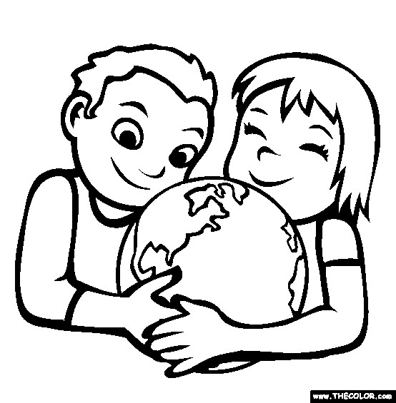 Peace Coloring Pages For Kids
 World Peace Day Coloring Pages