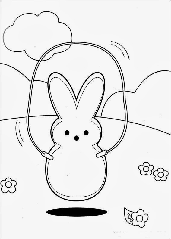 Peeps Coloring Pages
 Fun Coloring Pages Marshmallow Peeps Coloring Pages