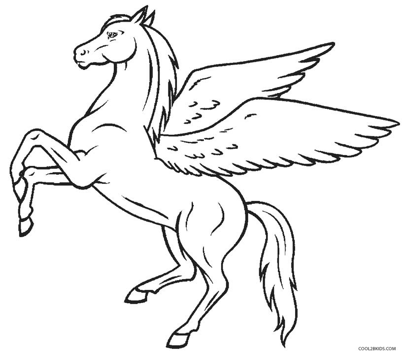 Pegasus Coloring Pages
 Printable Pegasus Coloring Pages For Kids