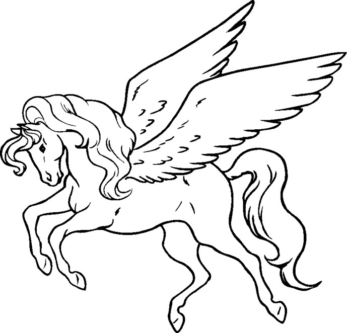 Pegasus Coloring Pages
 Free Printable Pegasus Coloring Pages For Kids