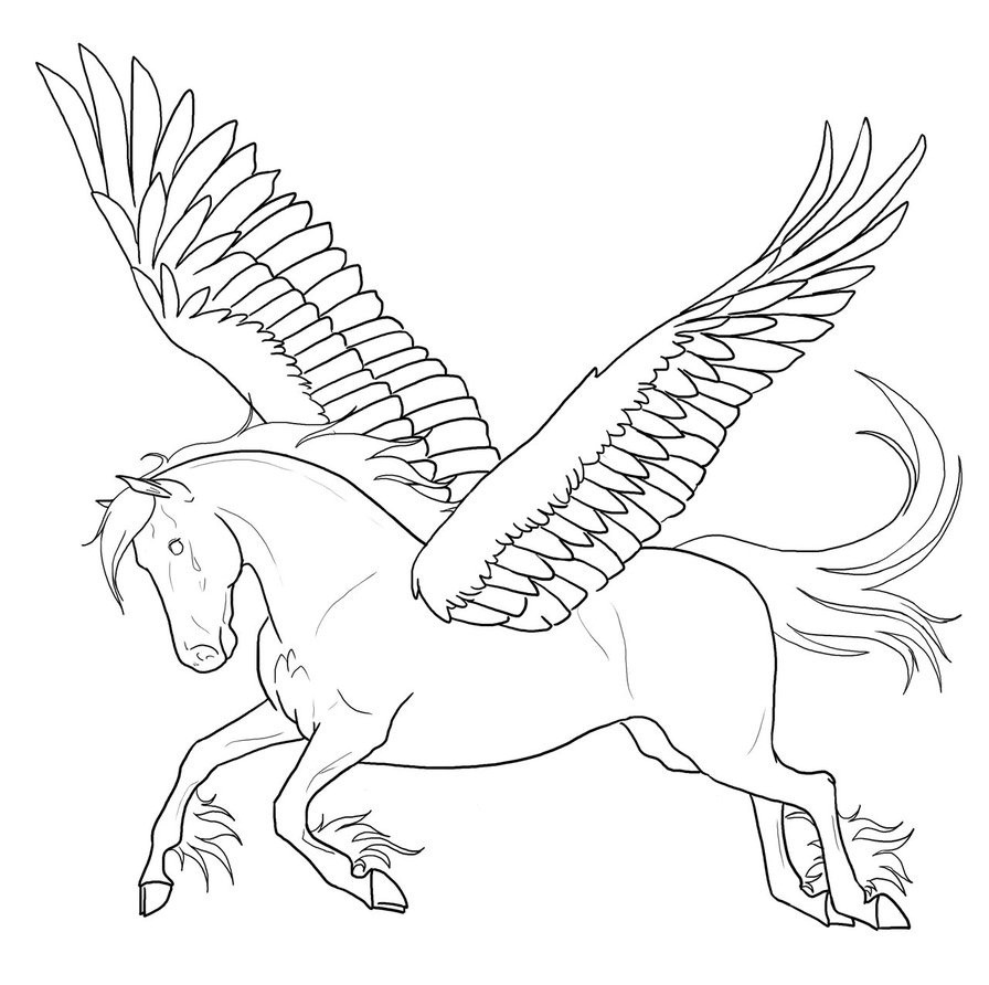 Pegasus Coloring Pages
 Free Printable Pegasus Coloring Pages For Kids